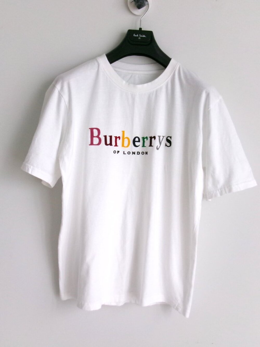 BB LOGO 100% COTTON T-SHIRT WHITE UNISEX
